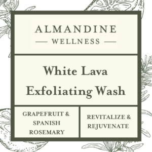 White Lava Exfoliating Wash with Grapefruit & Spanish Rosemary